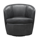 Barolo - Vintage Slate Swivel Club Chair
