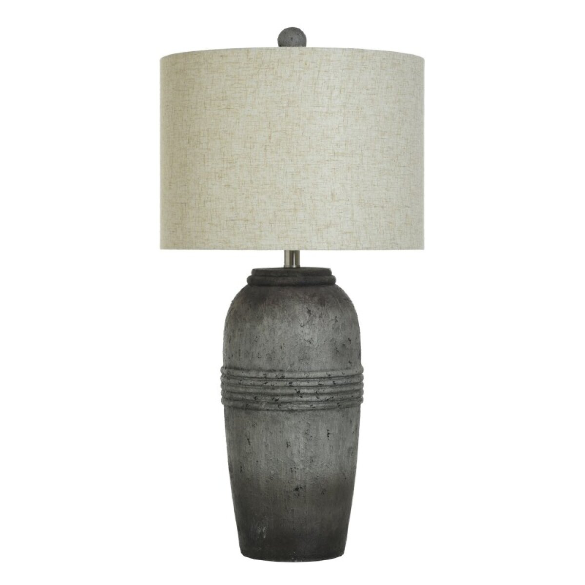 b279dbeaf966b87999a7a33810fbbc9a Concrete Gray Poly Resin Body Table Lamp 150 Watts - Image 1