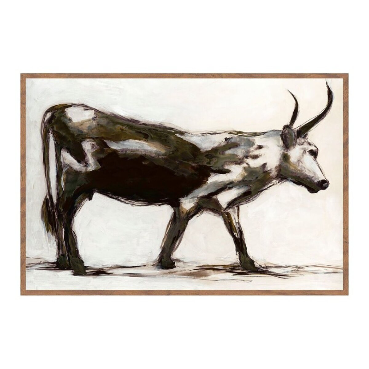 b29e427e1f006a319315c7d7d1508adf Horn Painting 48x72 By Buddy Whitlock - Image 1