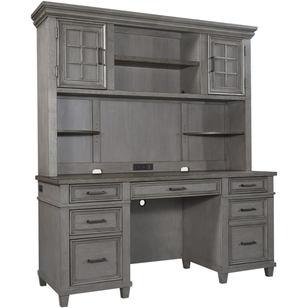 b2dc392079184d901b27af3d31676d67 Caraway Credenza & Hutch I248HOGRP1c - Image 1