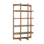 Gordon Solid Wood Bookcase - Natural - Image 5