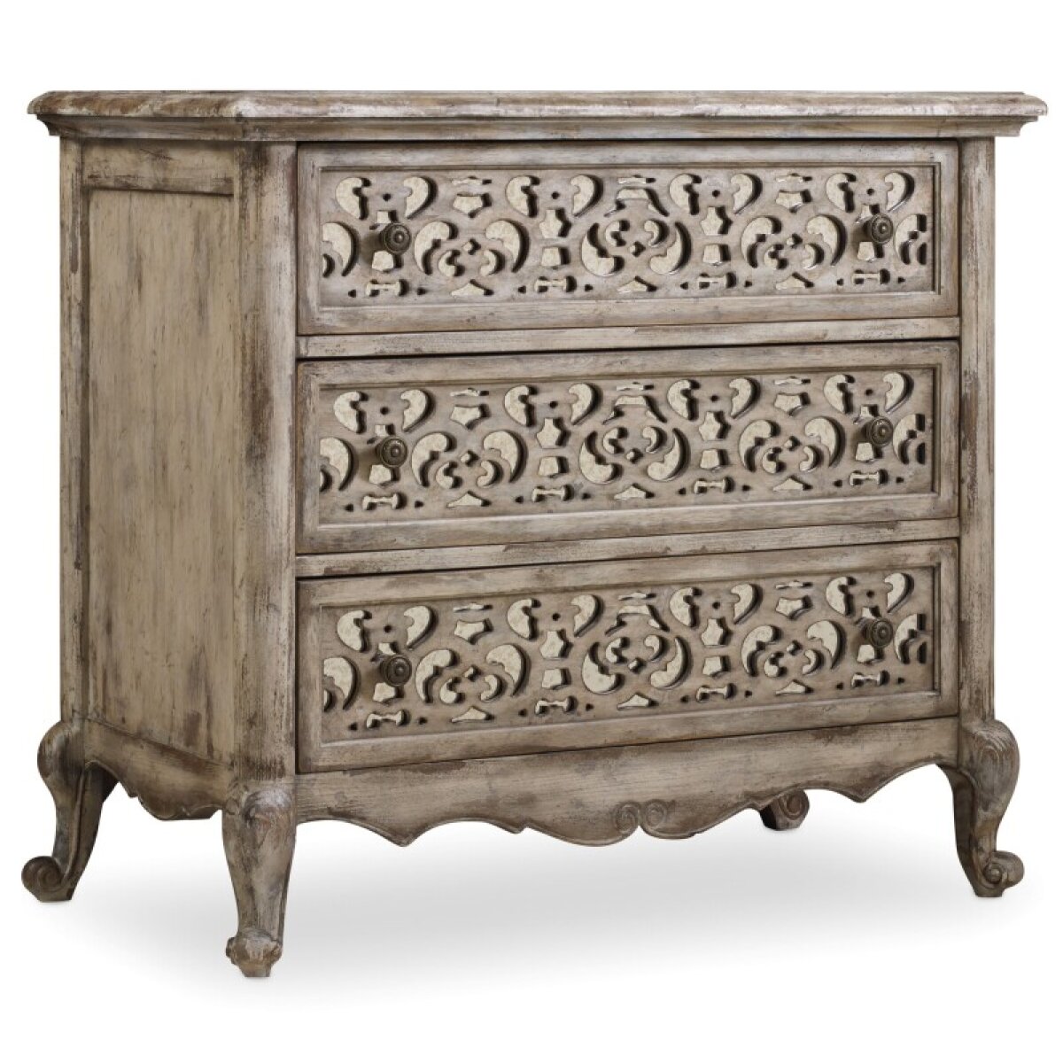 b4659c7ac96746c06158f42cdd131ccc Chatelet Fretwork Nightstand - Image 1