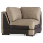 Lars Leather Corner Chair - Image 5