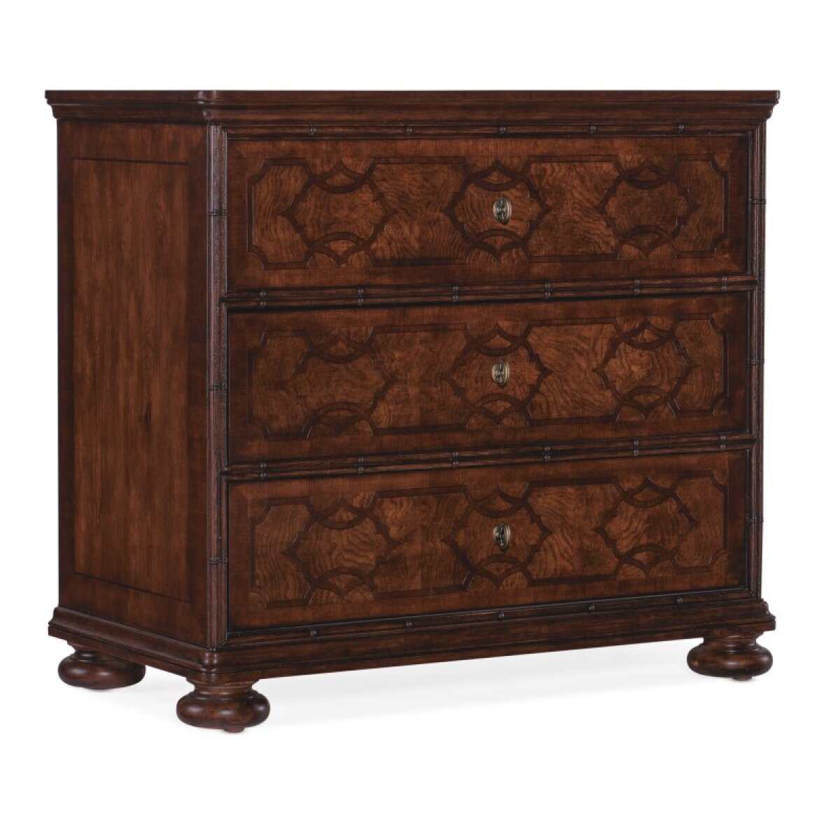 b5429e7860fc921b06c420ee6291382b Bedroom Charleston Three-Drawer Nightstand - Image 1