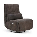 Paige Leather Swivel Power Recliner