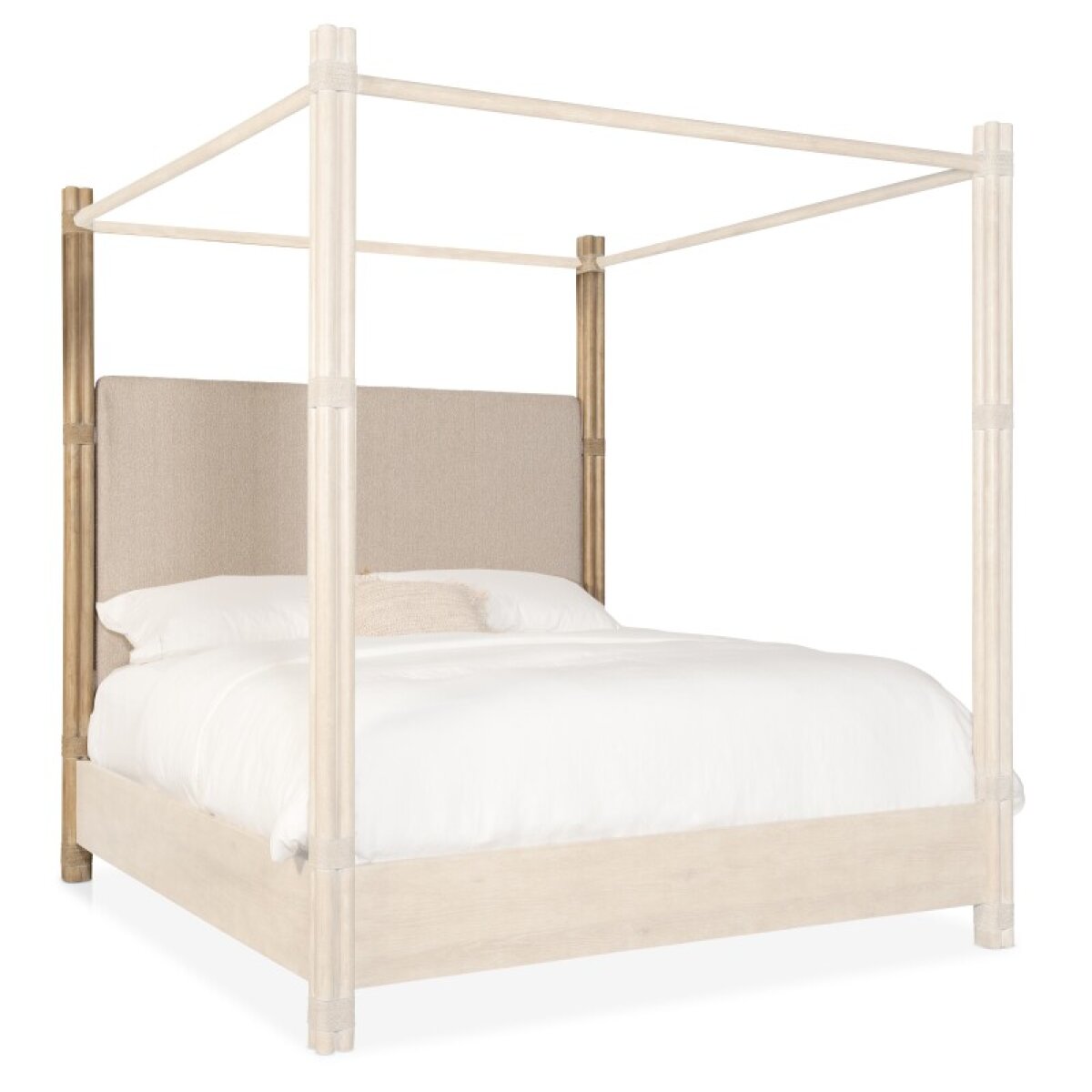 b56de488251758ad34605a400a549148 Bedroom Retreat 6/0-6/6 Pole Rattan Upholstered Poster Headboard - Image 1