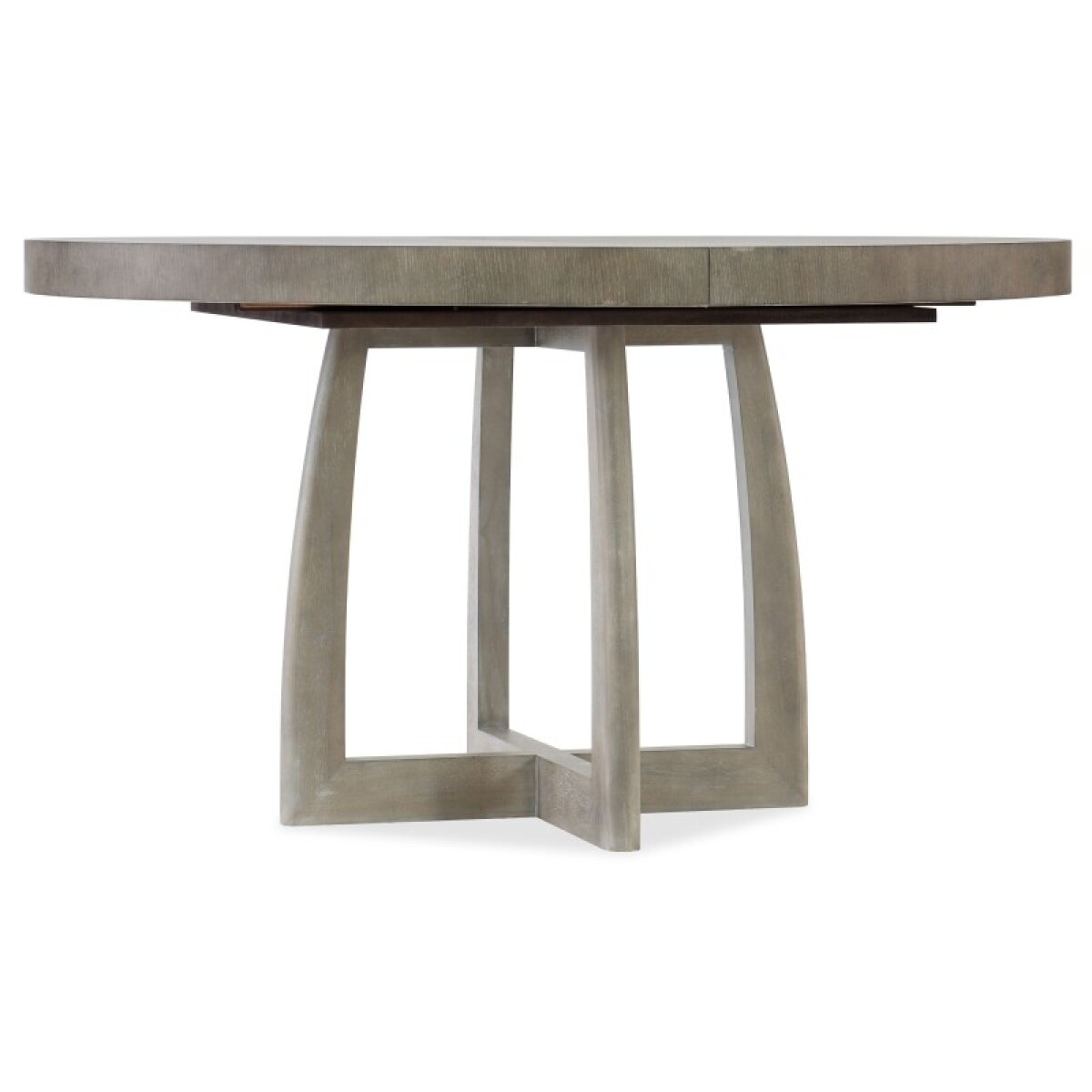 b5d4611e626b95bf549b425683546734 Casual Dining Affinity 48in Round Pedestal Dining Table w/1-18in Leaf - Image 1