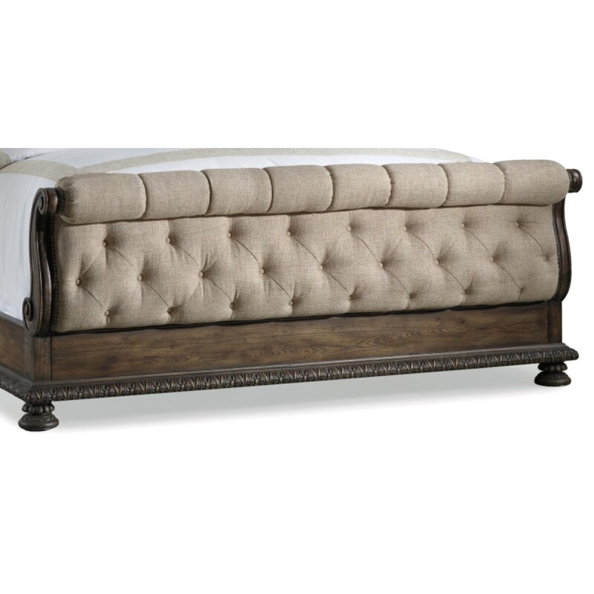 b60a30e4c48e93f37882163c7f6cb008 Bedroom Rhapsody California King-King Tufted Footboard - Image 1