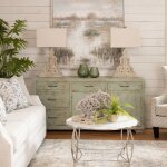 Lila Medium Sage Satin Glass Vase - Image 4