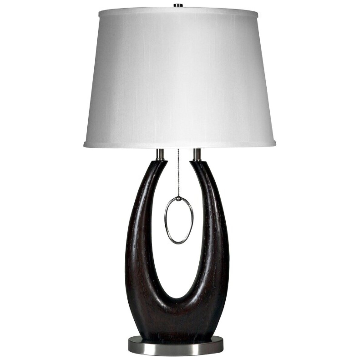 b6317591b1520618e31dd2fa452f1d92 Artistic Table Lamp With Brushed Steel Accents - Image 1