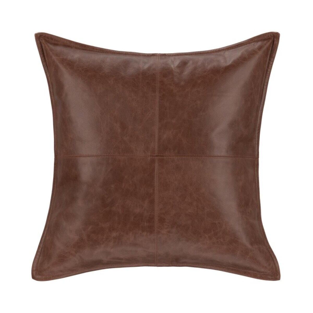 b66693ab6fe6765e8204306c52064af6 SLD Leather Pillow - Kona Brown / 18"x18" - Image 1