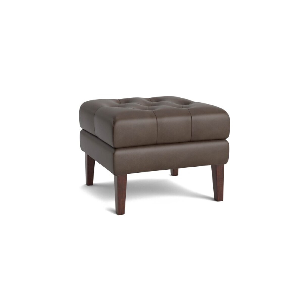 b791f95455d58875a481d6127851bcc5 Danbury Leather Ottoman - Image 1