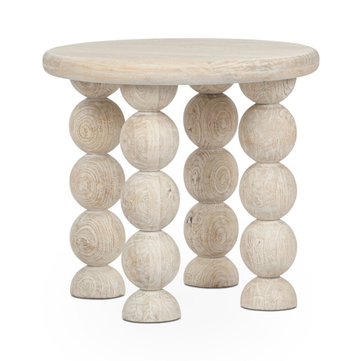 b7b03d95d2aa9c1e8650c77ffda0f32b Adir Solid Wood Round End Table - Cream - Image 1