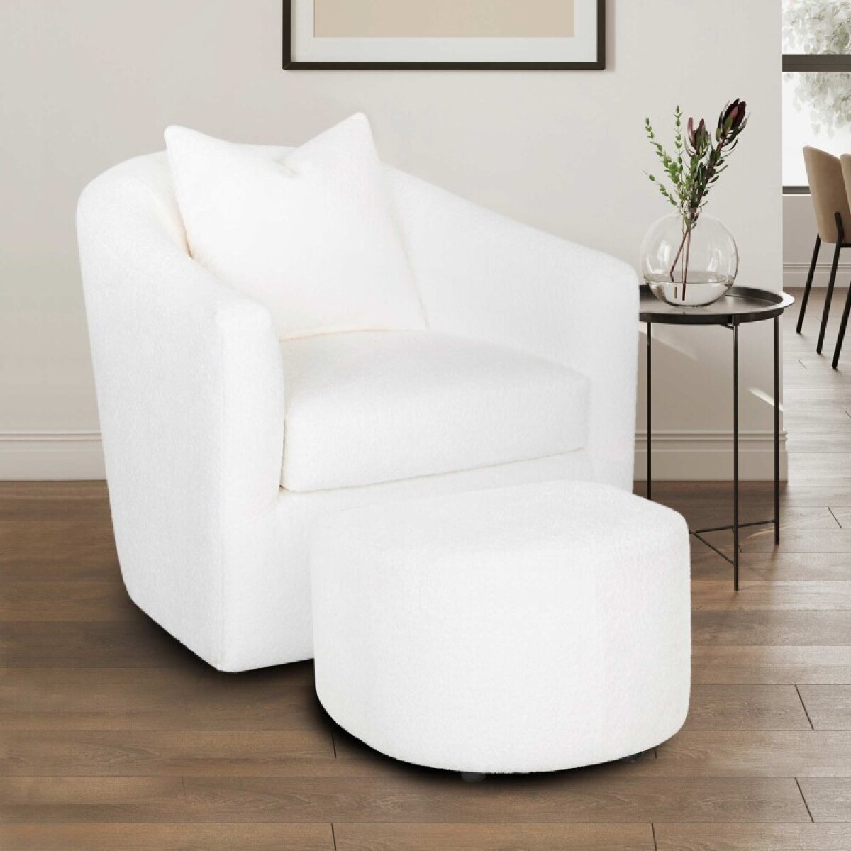 b7c2efa54aa52d8feaf53c03a0cc77f8 21983 Maya Swivel Accent Chair 21983 - Image 1