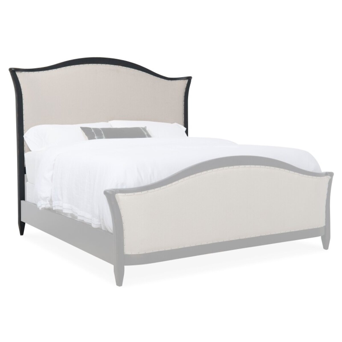 b7c56c1e38fb5d12d4408ad38cbb645c Bedroom Ciao Bella 6/0-6/6 Upholstered Headboard- Black - Image 1