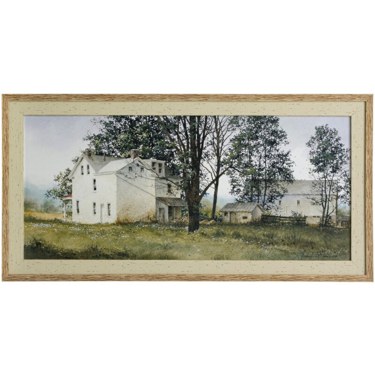 b7f156d129029f11264a12aa600b4bb4 Primrose Farm Textured Framed Print - Image 1