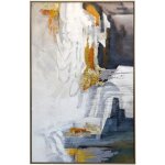 Solitary Framed Canvas Art | Hand Painted Abstract | 1.5 Inch Frame