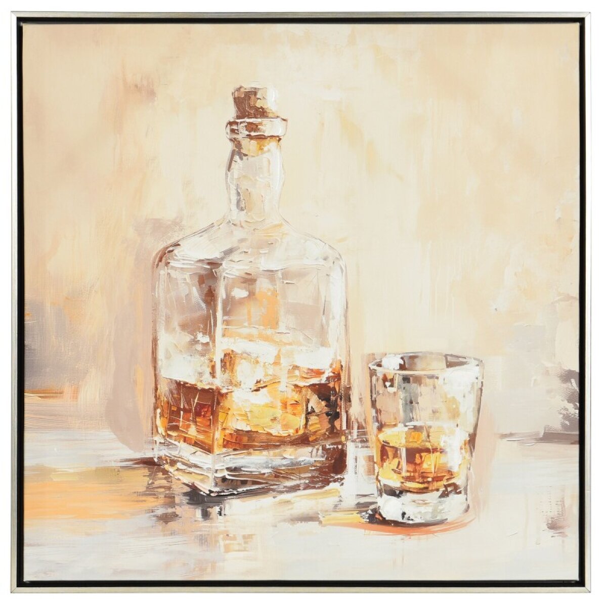 b8782b200607e7fdc8bd6d27d989c98e Cocktail Hour Ii Hand Embellished Framed Canvas - Image 1