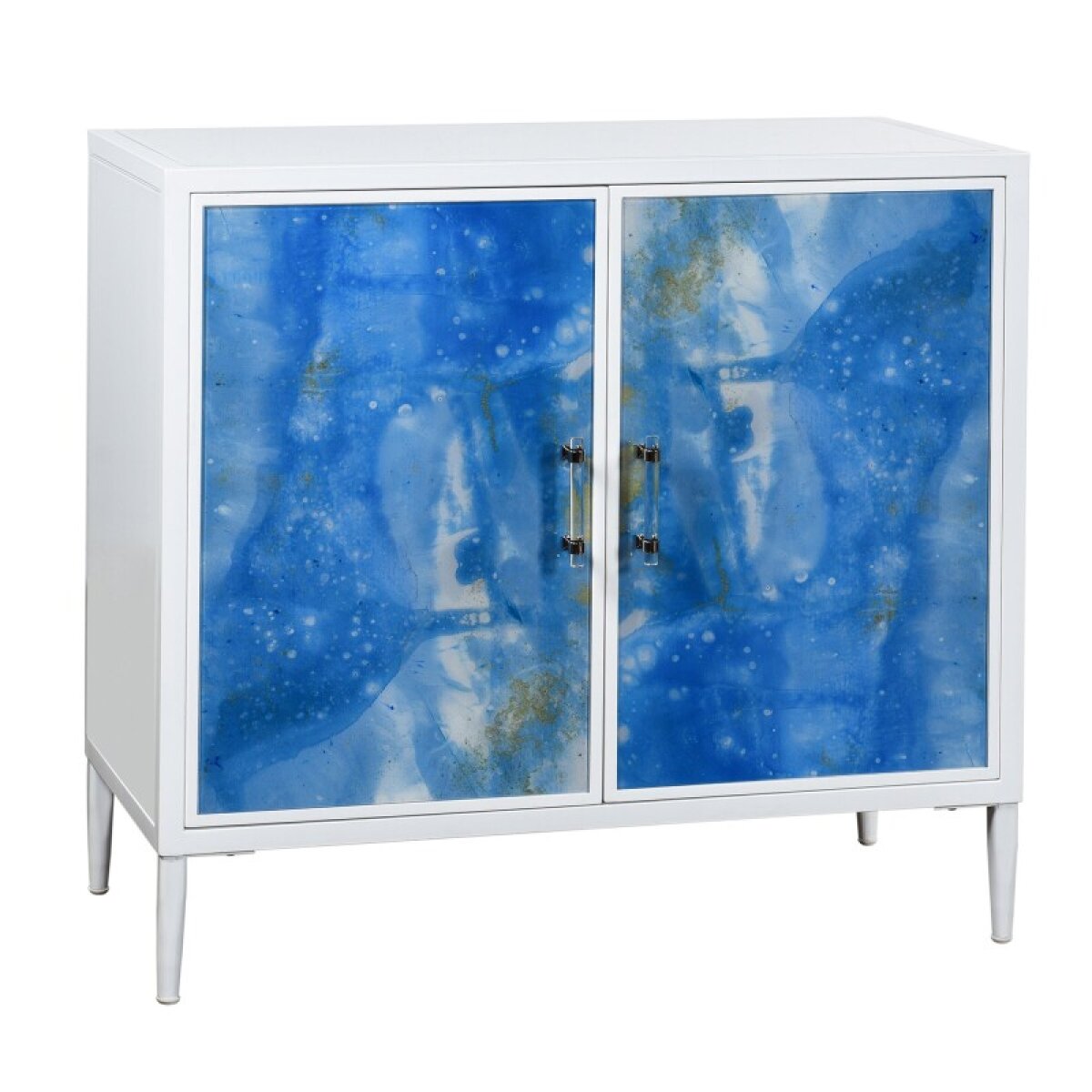 b8fec6d21a0e71854098853083b3b52b Austin Allen James Ocean Blues 2 Door Cabinet - Image 1