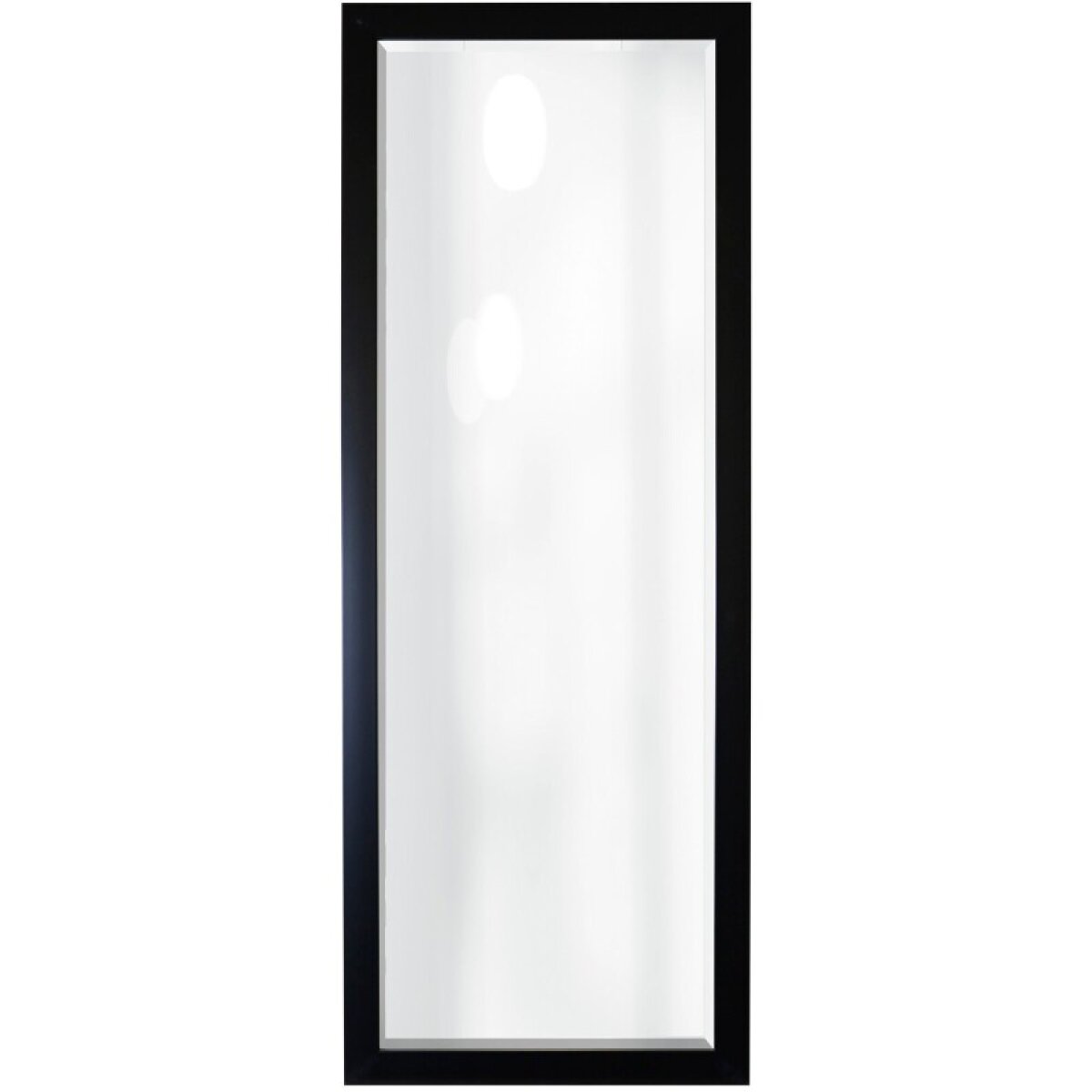 b903f9779f8e1c895a7c1612d767424f Beveled Framed Mirror Single Matte Black Moulding - Image 1