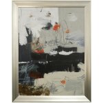 By The Rivers Edge Textured Framed Abstract Print