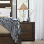 Modern Loft Panel Bed IMLBRGRP7 - Image 6