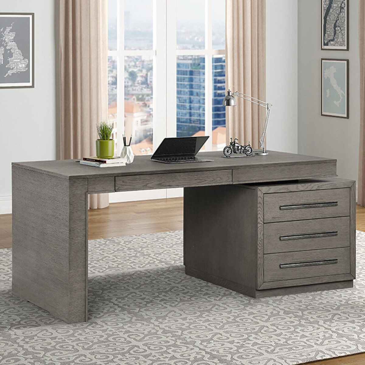 b9ef167e4cb9c33281423a58a573b003 Pure Modern Executive Desk - Image 1