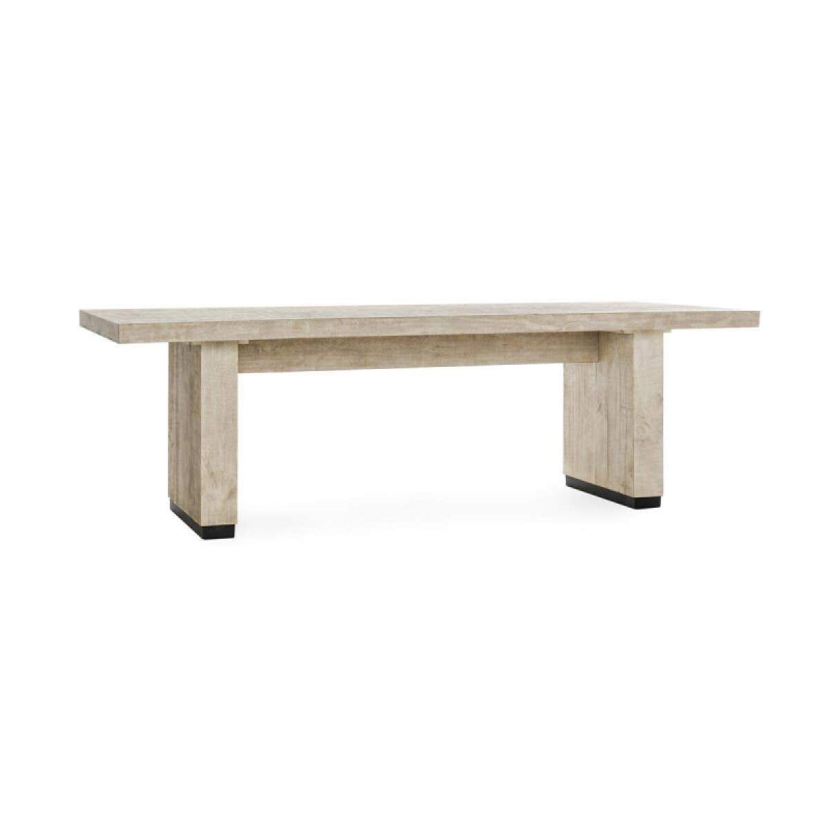 ba145c15a2f9560dc79f938a8fe57235 Lynx Solid Wood Rectangle Dining Table - Antique White - Image 1