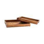 Miller Parquetry Serving Trays with Juste Handles - Image 3