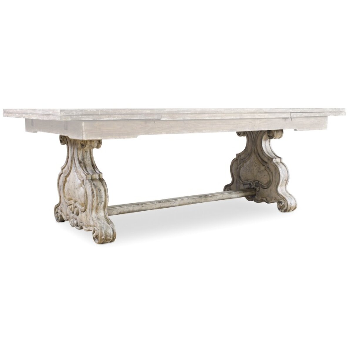 ba783e8155eeb5e51ece1322ad99f962 Casual Dining Chatelet Rectangle Trestle Dining Table Base - Image 1