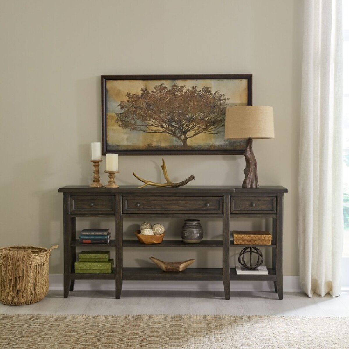 ba919b55ecb7263cfe66dcf540d94ee0 Paradise Valley Hall Console Table - Image 1