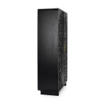 Albero Solid Wood Tall Cabinet - Black - Image 4
