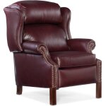 Chippendale Reclining Wing Chair 4114 - Image 4