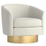 Camino Fabric Swivel Chair Without Pillows