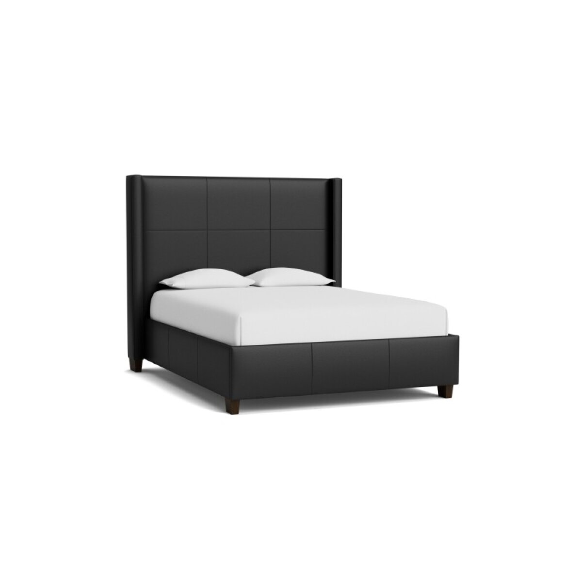 bb585ca47330e1e0a36b65dd437bb8d6 Dublin Leather Upholstered Bed - Image 1
