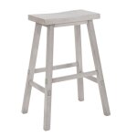Creations 30 Inch Sawhorse Stool- White - Image 3