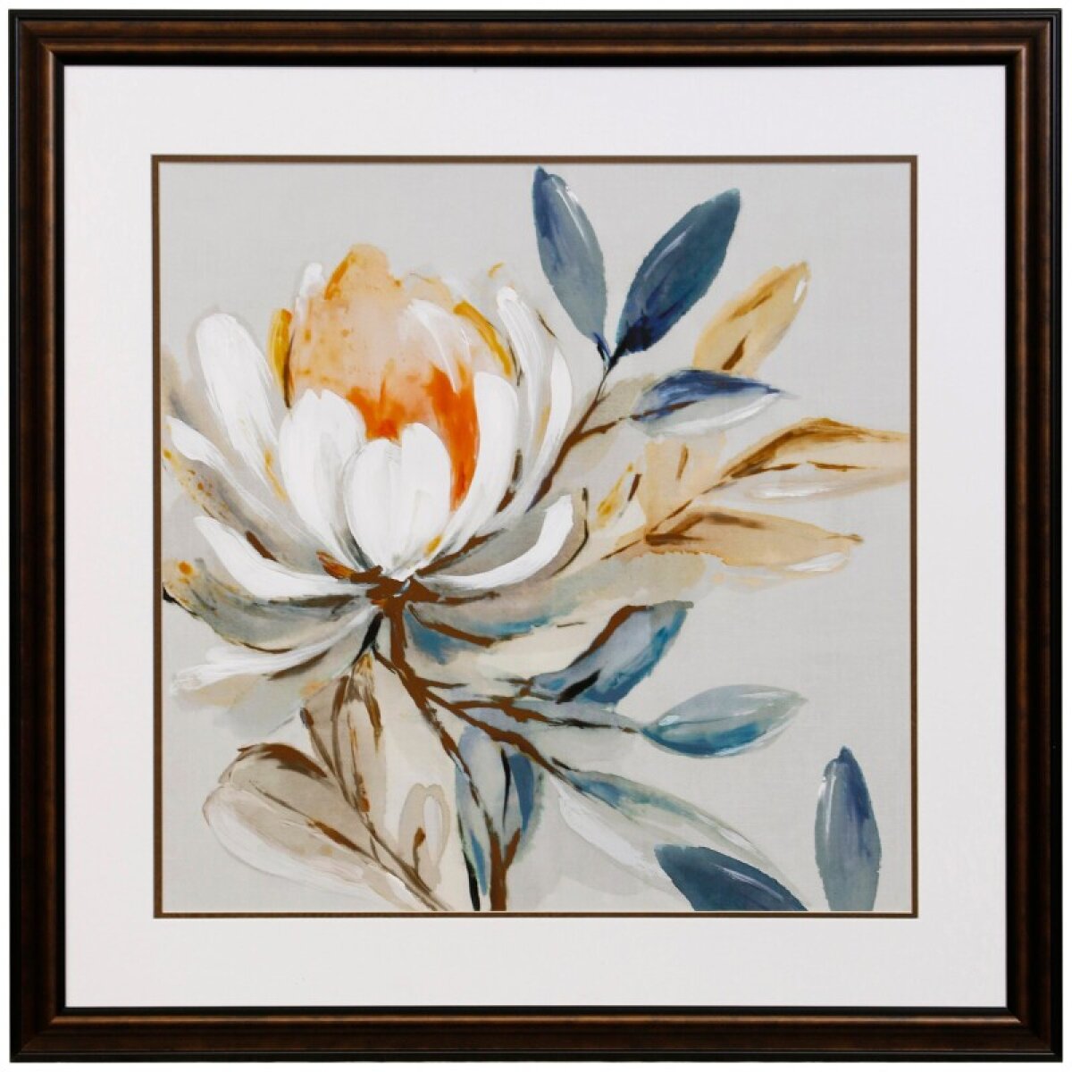 bbd8faf4496db115b043b5163cf3f619 Awakening Floral Symphony Ii Frame Print Under Glass - Image 1