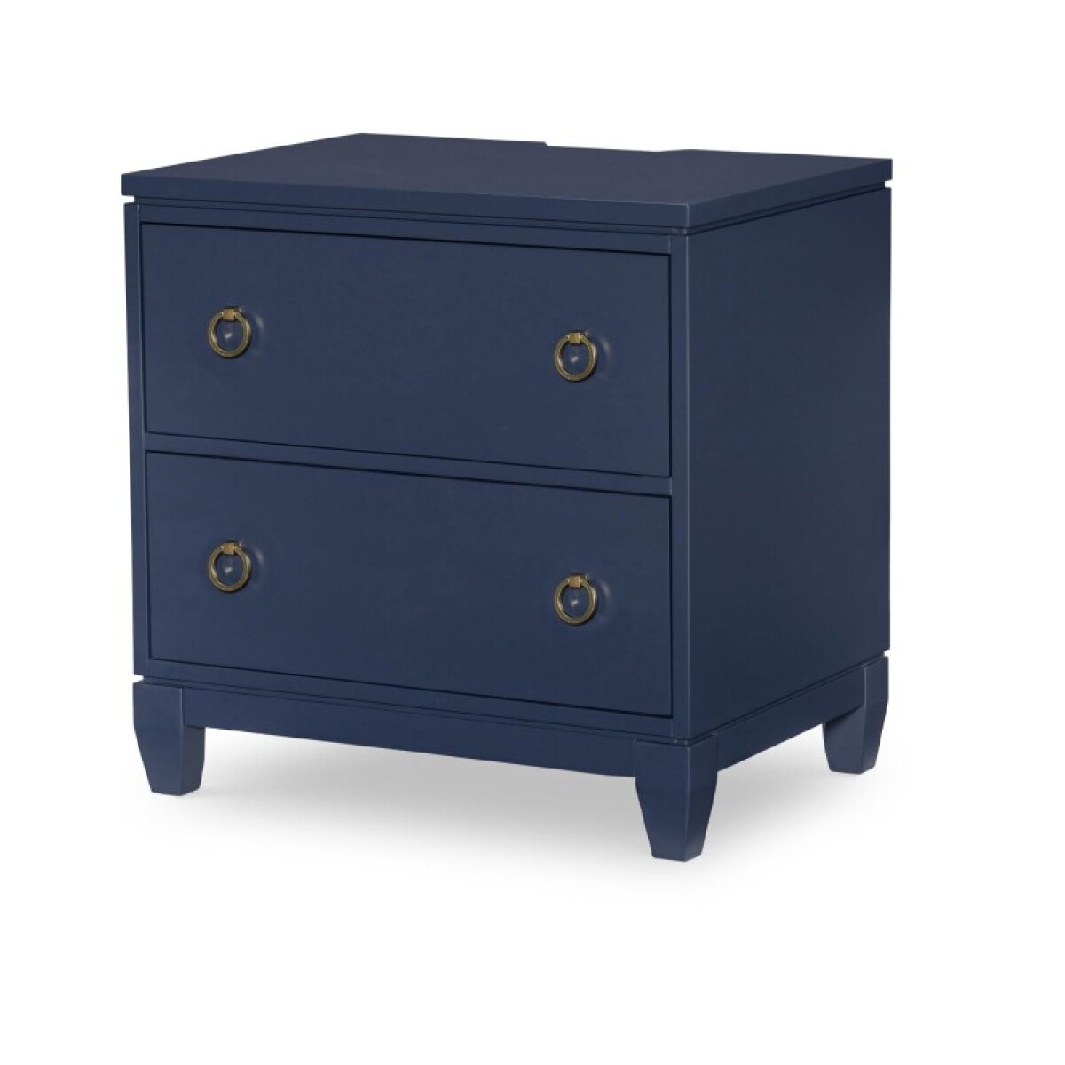 bc353466e25e7d1074c9bf9f27eb27e1 Night Stand Blue Finish - Image 1