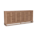 Jolen Solid Wood 6dr Buffet - Distressed Brown