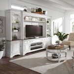 Magnolia Manor Entertainment Center with Piers