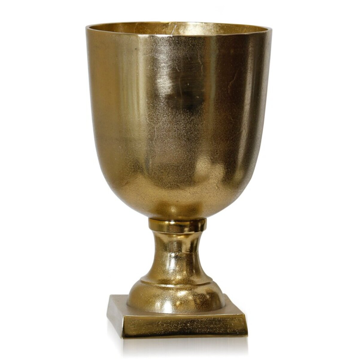 bd1cc345cd638afe27e6efa624a87ced Champagne Cast Aluminum Large Planter - Image 1