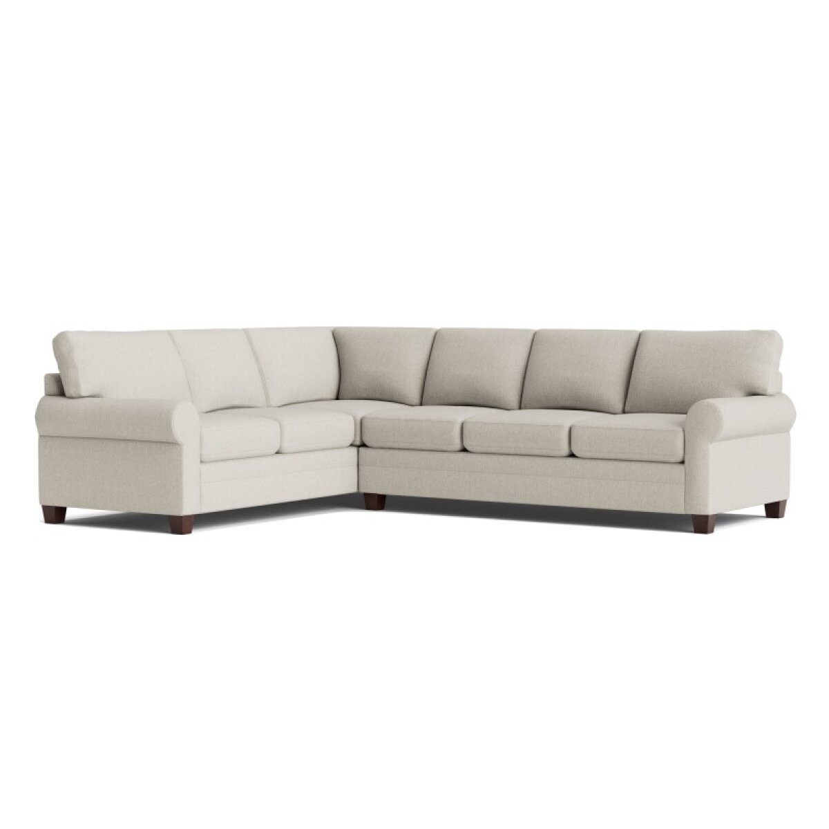 bd7b431bbfec55107055e8d4c0b5b6d9 Carolina Roll Arm L-Shaped Sectional - Image 1