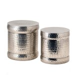 2 Piece Colthurst Silver Stools