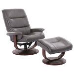 Knight - Ice Manual Reclining Swivel Chair & Ottoman - Image 3