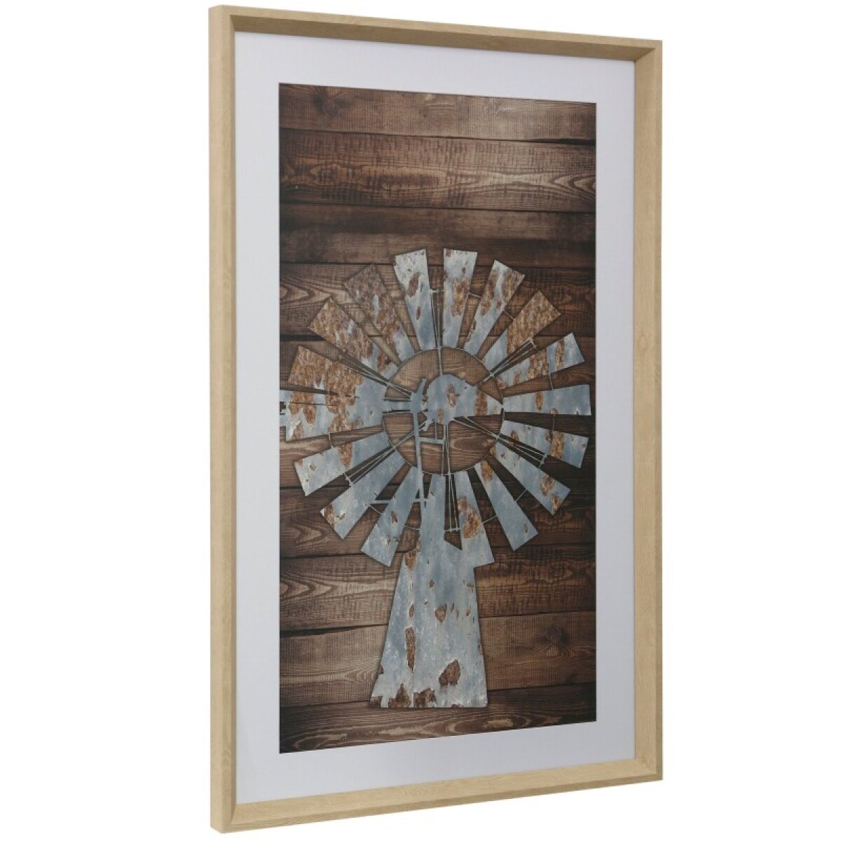 bdd56d2f4cb0e3dcc48622324e0e2e9c Rustic Wind Framed Print Under Glass With Matte - Image 1
