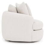 Jules Fabric Left Arm Chair - Image 4