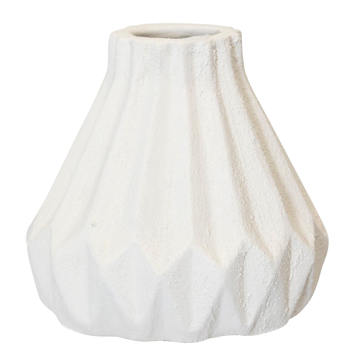 be52f22119b302407b6a81d60395fb3d Acosta Vase- Small | Matte Cream Finish On Ceramic - Image 1