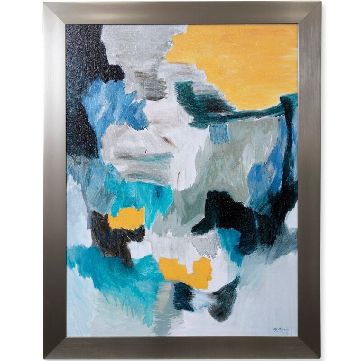 bed705b5cd6b7e6e4789a7165cc6c889 Far Away Textured Framed Print - Image 1