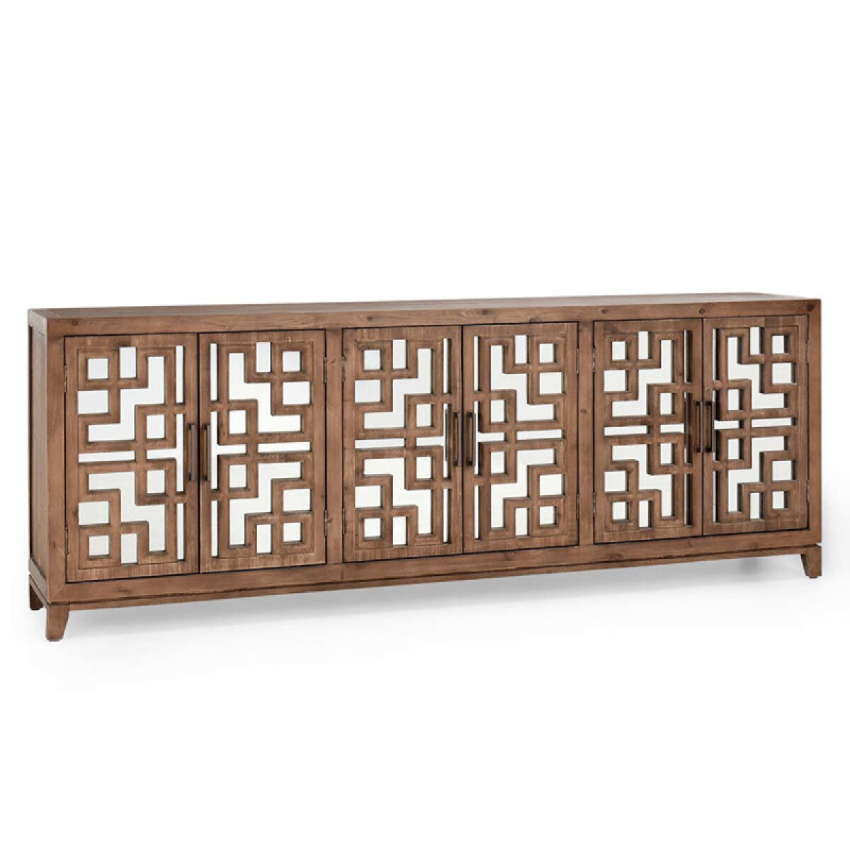 bf0a3c7e4100cdae0d7b3505c7ccfb6a Arley Solid Wood 6dr Cabinet - Brown - Image 1