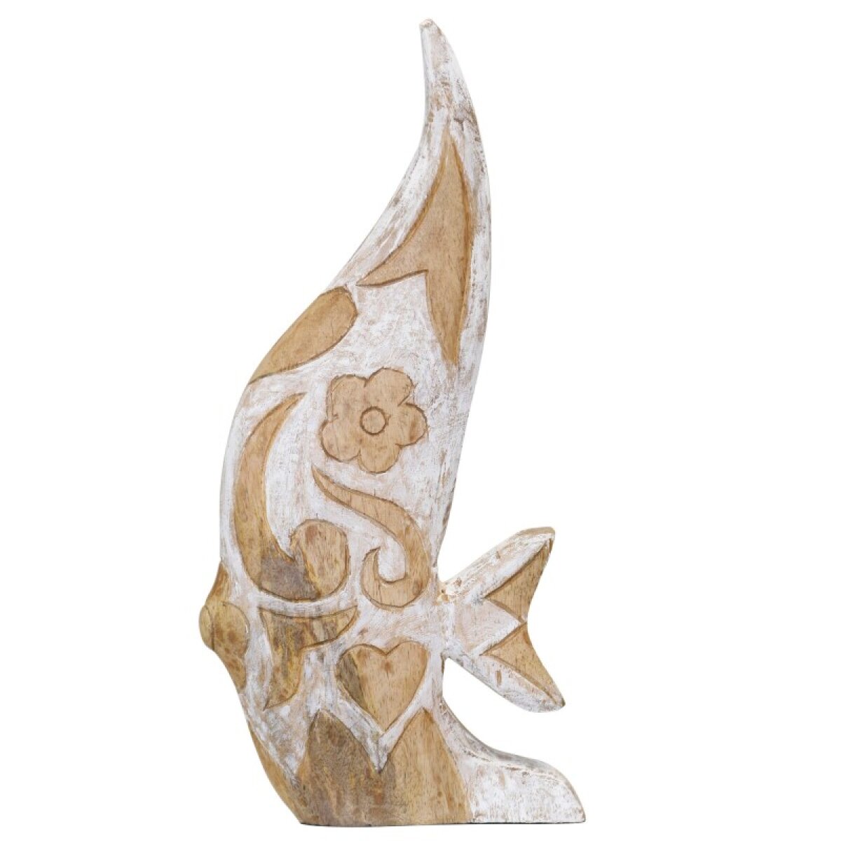 bf32db437cf88c9e7cefe88ad9c47123 Natural Wood Fish Carved - Image 1